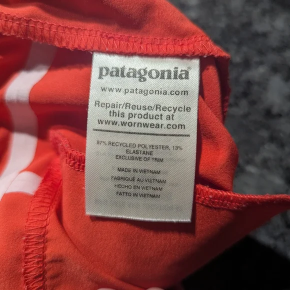 Patagonia Women's Bright Orange Chambeau Rock Hiking Pants Size 0 Zip Pockets - Picture 13 of 14